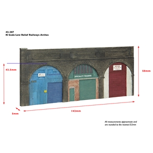 42-287 Low Relief Railway Arches (image for) 42-287 Low Relief Railway Arches